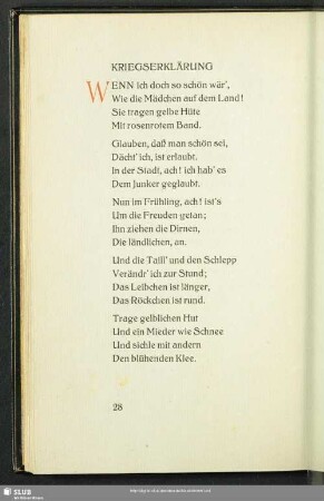 Kriegserklärung