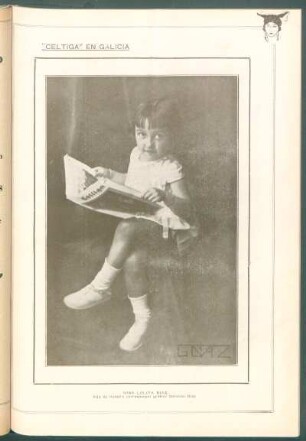 "Céltiga" en Galicia : [Retrato de la] Niña Lolita Díaz, hija de nuestro corresponsal gráfico Germán Díaz