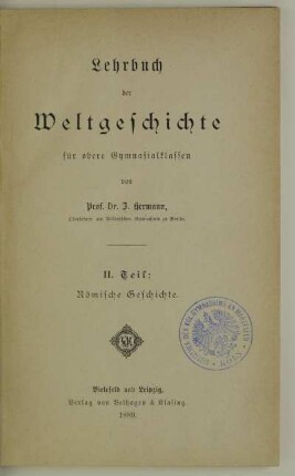 Teil 2: Römische Geschichte