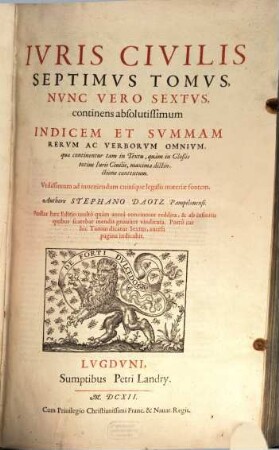 Corpus iuris iustiniani, 6