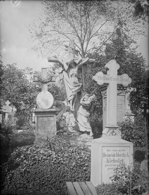 Grabmal für Balthasar Permoser : Grabmal für Balthasar Permoser auf dem Inneren Katholischen Friedhof