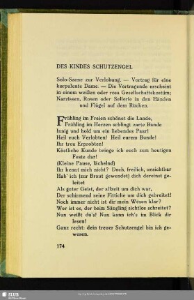 Des Kindes Schutzengel