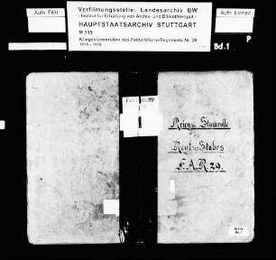 Kriegsstammrolle des Stabs