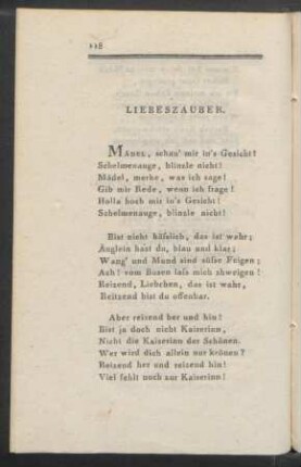 Liebeszauber