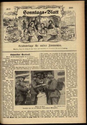 Ausgabe vom Sonntag, den 23. April 1916.