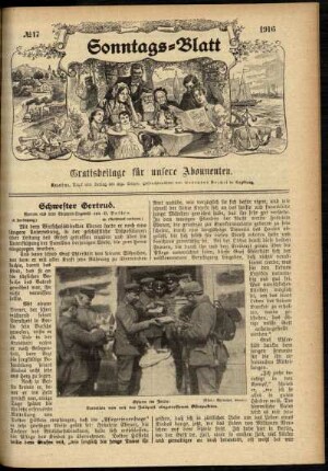 Ausgabe vom Sonntag, den 23. April 1916.
