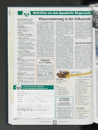 Nachrichten aus dem Eppendorfer Bürgerverein