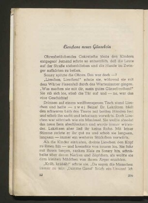 Lieschens neues Gänselein