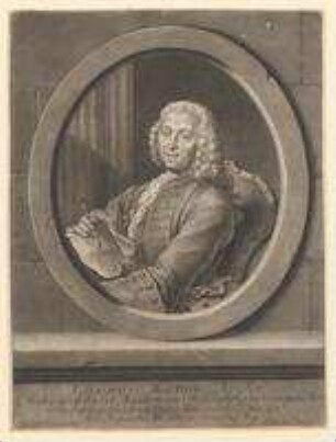 Georg Martin Preißler, Kupferstecher und Direktor der Zeichenschule; geb. 6. November 1700; gest. 29. August 1754