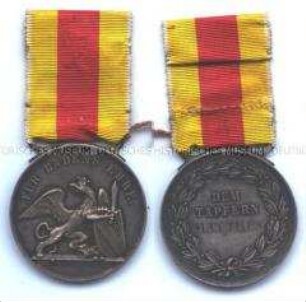 Silberne Verdienstmedaille (7. Modell) des Militärischen Karl Friedrich-Verdienstordens