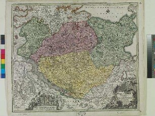 Holsatiae Mappa universalis : in suos Ducatus nimirum Holsatiam In Specie Dithmarsiam, Stormariam, Wagriam accurate distincta