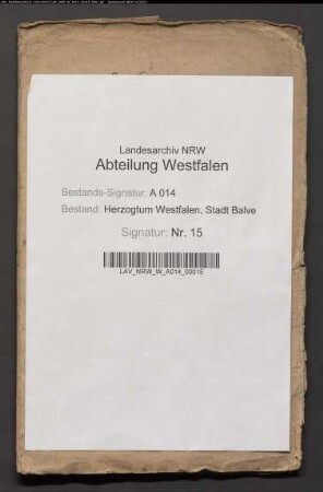Testamente und Hinterlassenschaften des Johann Joseph Cormann, Vikars zu St. Ursula in Köln, und des Bernhard Cormann, Domvikars und Pastors zu Suderwich.