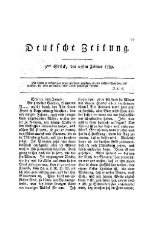 Erlang, vom Januar