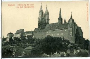 Meißen. Schlossberg mit Albrechtsburg und Dom
