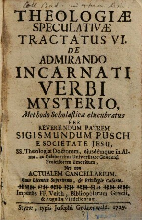 Theologiae Speculativae Tractatus ... : Methodo Scholastica Elucrubatus, 4. De Fide, Spe, Et Charitate