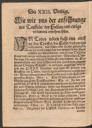 Die XXII. Predigt.