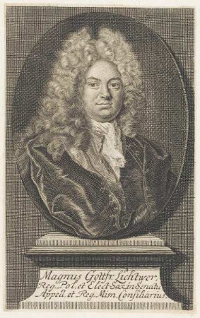 Bildnis des Magnus Gottfr. Lichtwer