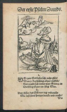 Der erste Psalm Davids.