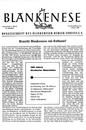 Braucht Blankenese ein Rathaus?