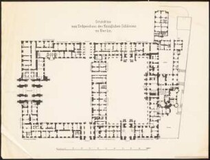 Berliner Schloss, Berlin: Grundriss des Erdgeschosses