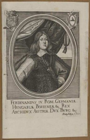 Bildnis des Ferdinandvs IV., König des Römisch-Deutschen Reiches