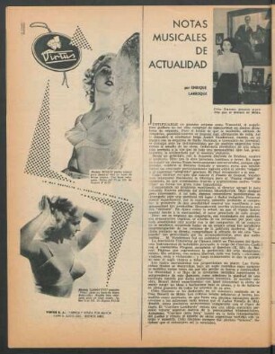 Notas musicales de actualidad