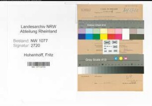 Entnazifizierung Fritz Hohenhoff , geb. 00.00.0000 (Feuerwehrmann)