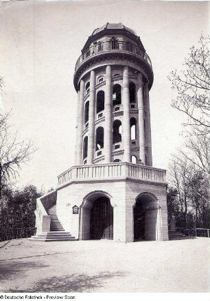 Dresden-Neustadt. Wolfshügelturm (1912; H. Erlwein). Zugangsseite