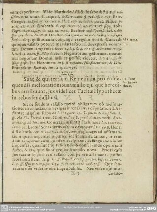 XLVI. III. Iure tac. hypothecae