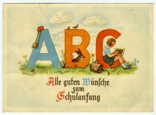 Alle guten Wünsche zum Schulanfang