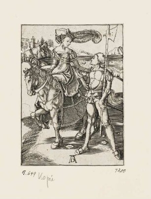 Dame und Landsknecht