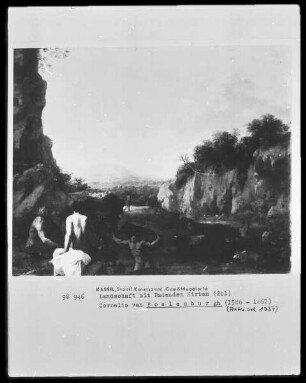 Landschaft mit badenden Hirten