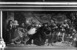 Kreuztragung : Kreuztragung (wahrscheinlich von einem Altar). Tafelmalerei. Steiermark