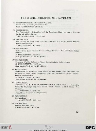 Persisch-Indische Miniaturen (Nr. 475-486)