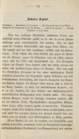 Sechstes Kapitel. Fortsetzung. - ...