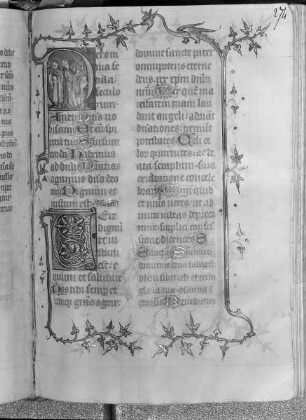 Bréviaire (été) / Bréviaire de Laon (été) / Breviarium. Pars aestivalis / Heures / Stundenbuch — Initial P mit zelebrierenden Priestern, Folio fol. 274 r