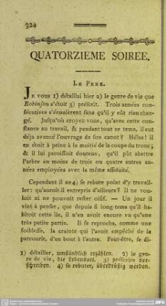Quatorzieme Soiree