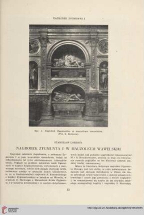 15: Nagrobek Zygmunta I w mauzoleum wawelskim