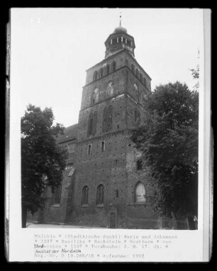 Stadtkirche Sankt Maria und Johannes — Westturm