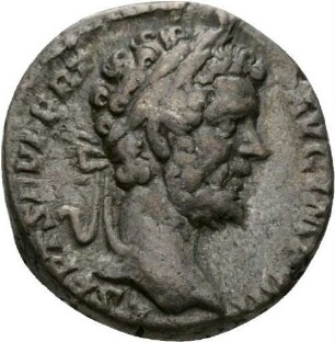 Denar des Septimius Severus mit Darstellung der Fortuna