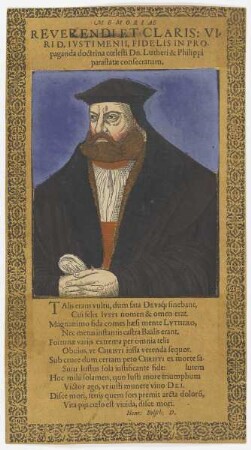 Bildnis des Justus Menius