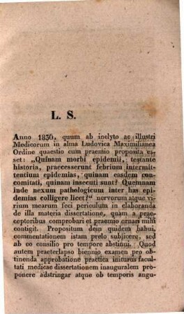 Praecipuae febrium intermittentium epidemiae primis lineis adumbratae : Diss. inaug.
