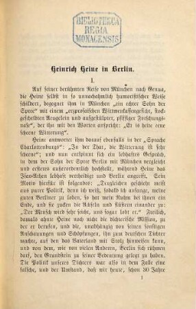 Heinrich Heine und seine Zeitgenossen