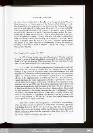 The Crusade in the Aegean, 1456-1457