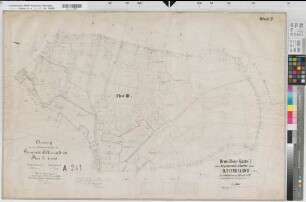 Altenmellrich (Anröchte), Separation und Zusammenlegung Altenmellrich, Bl.2 Brouillonkarte I Flur 3