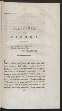 Vicinanze Di Vienna