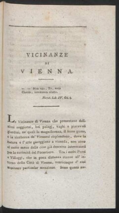 Vicinanze Di Vienna