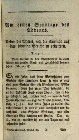 Johann Martin Gehrig's Allerneueste Predigten und Predigt-Entwürfe für das ganze katholische Kirchenjahr, 1