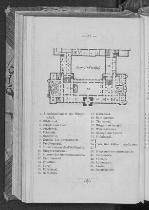 Grundriss Haupt-Geschoss.