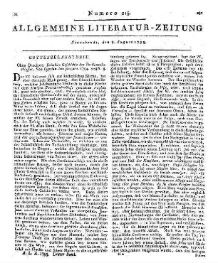 Duldung und Liebe. Ein Schauspiel in drey Aufzügen. Hamburg: Bachmann & Gundermann 1794